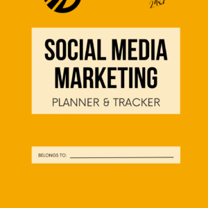 Social Media Marketing Planner & Tracker